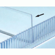 Diviseur lisse façade crantée - lot de 50 Diviseur lisse façade crantée - lot de 50