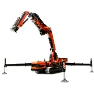 Grue articulée sur chenilles - capacité de levage allant jusqu'à 11,5 tonnes - conçue pour la maintenance industrielle, des levages en milieu urbain - JF365