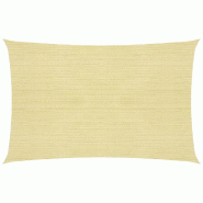 Helloshop26 - Voile d'ombrage 160 g/m² PEHD 2,5 x 3,5 m beige 02_0008954 - beige 3000480082722