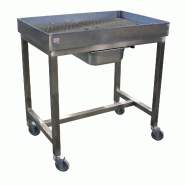 ITALCONCEPT L2G Chariot De Dessouvidage Inox, 850 x 900 x 600mm - 3616350018649