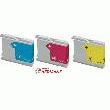 LOT DE 3 CARTOUCHES COMPATIBLE BROTHER LC1000 COULEUR
