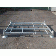 Manurack double 1000 kg galva réf: m30003