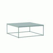 Oviala Business Table basse carrée moderne L90 cm vert sauge - vert acier 113991