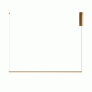 ROSSINI ILLUMINAZIONE Daisho Suspension Horizontale Led 18W 3000K Cri90 Ip20 En Aluminium Doré - Lampe À Suspension Dimmable Phase Cut - Groupe Ross
