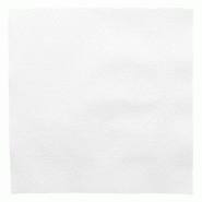 Serviette ouate 4 plis avec bord en relief blanc 45x45cm - par 750