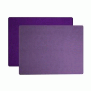 Stil Casa, set de 12 sets de table bicolores, polyuréthane contrecollé cousu, 41xh. 31 cm, finition dollar couleur lilas/violet. - TOV-D-LV Stil Casa, set de 12 sets de table bicolores, polyuréthane contrecollé cousu, 41xh. 31 cm, finition dollar couleur lilas/violet. - TOV-D-LV