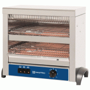 Toasteur électrique, 2 niveaux 525x305x445 mm - VIRTUS - 0615402430579 Toasteur électrique, 2 niveaux 525x305x445 mm - VIRTUS - 0615402430579