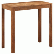 VidaXL Table de bar bois massif d'acacia et finition miel 110x55x106cm Modèle Sirius Prestige - Bois massif 337835_0