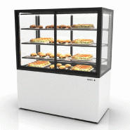 Vitrine chauffante INTEGRA chaleur sèche sur base - 1200 mm - 4 niveaux - H1400 mm - IN120/80-140C | Sayl Barcelona -_0