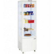 Vitrine réfrigérée positive à froid ventilé et dégivrage automatique, pour chr, traiteurs, boulangeries, chocolateries et pâtisseries - cvr235lb casselin