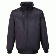 Blouson pilote WX2 Eco col fourrure amovible CD802 Portwest - Noir / XXXL Blouson pilote WX2 Eco col fourrure amovible CD802 Portwest - Noir / XXXL