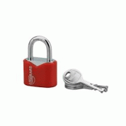 Cadenas à clé Ruby Color, acier, intérieur, anse acier, 32mm, 3 clés - THIRARD - 3150261861302 Cadenas à clé Ruby Color, acier, intérieur, anse acier, 32mm, 3 clés - THIRARD - 3150261861302