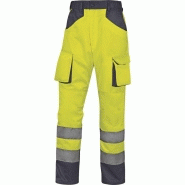 Pantalon de travail haute visibilité mach2 en coton / polyester - m2phv