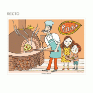 Set de table papier à colorier 100g/m2 motif Pizzeria 31x43cm - par 1000