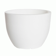 WellHome - Pot de fleurs modèle « Collection Ordesa » Ø50x37cm coloris blanc - blanc plastique WH13441
