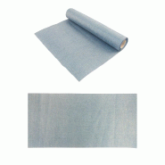 Chemin de table Burlap bleu métal 28cm x 5m