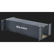 Container maritime 40 pieds HC double portes - Acier Corten, 76 m³_0