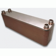 ÉCHANGEUR DE CHALEUR THERMIQUE INOX 60 PLAQUES MAX. 660 KW 3416037 ÉCHANGEUR DE CHALEUR THERMIQUE INOX 60 PLAQUES MAX. 660 KW 3416037