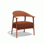 Fauteuil lounge in & out AFRICA - argile