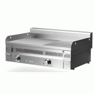 Fry-Top électrique EURO-SNACK semi-rainurée en ACIER rectifié - L900 | Mainho - PLR90ET