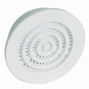 Grille de ventilation contrecloison ronde à encastrer ø 35 mm sans moustiquaire