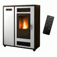 Poêle à granulés Air Slim Astral 12,2 kW Blanc Sannover - blanc 3760401213818