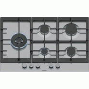 Siemens EC7A5SI90 plaque Noir, Acier inoxydable Intégré 75 cm Gaz 5 zone(s) - 034-1246273