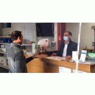 Écran sanitaire flexible HygiaFlex - Larg. 100 cm x Haut. 137 cm