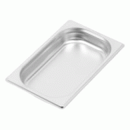 Bac gastro inox GN1/4 - P40mm - 1,13L - Equipementpro - GN814-40 Bac gastro inox GN1/4 - P40mm - 1,13L - Equipementpro - GN814-40