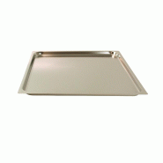 Bac Gastronorm 2/1 en acier inoxydable 18/10 à bords droits, dimensions 530 x 650 x 20 mm, idéal pour un usage professionnel | Sammic - inox 9350520