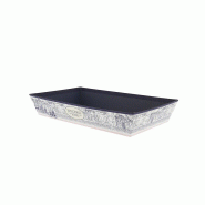 Corbeille carton rectangle Epicerie Fine 36x27 - Corbeille carton rectangle Epicerie Fine 36x27 -