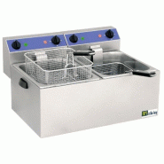 Friteuse de table électrique sans vidange - 2 x 8 l (SF88M) l550mm AFI collin-lucy