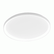 Gea Luce Krizia - Plafonnier Led 80W Dimmable, 5800Lm, 3000K, Diffuseur Opale, Aluminium Blanc Satiné, D70 Cm, Design Moderne, Ip20 - blanc KRIZIA P/ Gea Luce Krizia - Plafonnier Led 80W Dimmable, 5800Lm, 3000K, Diffuseur Opale, Aluminium Blanc Satiné, D70 Cm, Design Moderne, Ip20 - blanc KRIZIA P/