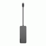 Lenovo 4X90X21427 - USB 3.2 Gen 2 (3.1 Gen 2) Type-C - USB 3.2 Gen 1 (3.1 Gen 1) Type-C - 20000 Mbit/s - Gris - USB - Windows 10 - 194552745882