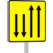 Panneaux Taliasign KD8 KD9 KD10  classe 1 modifications de voies - PCTLGLV1KD94-TL01_0