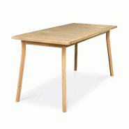 REMARQUABLE Table de jardin en bois d'acacia (220x100 cm) - LISO - 3700917630501