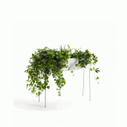Séparateur d'espace végétal "GREEN" - Jardinière - Longueur 80 cm