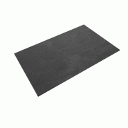 Schneider - Plateau de service aspect ardoise, 600 x 400 x 6 mm - gris plastique 225050