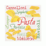 Serviettes, 3 plis pliage ¼ 33 cm x 33 cm "Pasta" (200 unités) PAPSTAR - jaune papier 37098