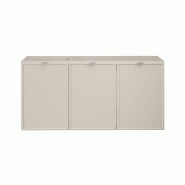 STELLAMEUBLES Meuble sous vasque salle de bain portes BELLA CACHEMIRE - 3667335116874