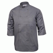 Veste de cuisine mixte Chef Works grise M - M 0615402476560 Veste de cuisine mixte Chef Works grise M - M 0615402476560