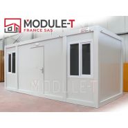 Bungalow de chantier empilable, déplaçable oc6000.1 pour salle de réunion, espace de travail - module-t Bungalow de chantier empilable, déplaçable oc6000.1 pour salle de réunion, espace de travail - module-t