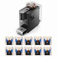 CAFÉ ROYAL Machine à Café CoffeeB COSMOS + 90 Boules de Café CoffeeB Espresso Lungo - 100% Compostables - noir PAC0000299BIZ