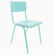 Chaise de restaurant vintage - BLEU Chaise de restaurant vintage - BLEU