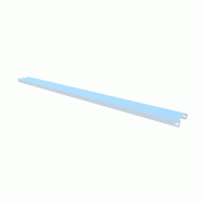 Chapeau de gondole pour montant 30x60 L1330 blanc 9001