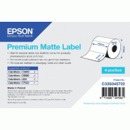 Epson Premium Matte Label - Die-cut Roll: 102mm x 51mm, 2310 labels_0