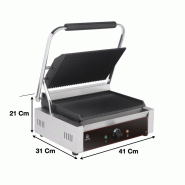 Grill panini en inox - PGMA