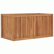 Helloshop26 - Jardinière lit surélevé plantes fleurs jardin 100 x 50 x 50 cm bois de teck solide 02_0000899 - 3000072341534 Helloshop26 - Jardinière lit surélevé plantes fleurs jardin 100 x 50 x 50 cm bois de teck solide 02_0000899 - 3000072341534