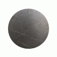 HPL Plateau de table Ø 70 cm Midnight Marble