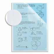 Oxford Lot de 40 Sachet de 10 pochettes coin On The Go A4, en polypro lisse incolore - 3045050058981